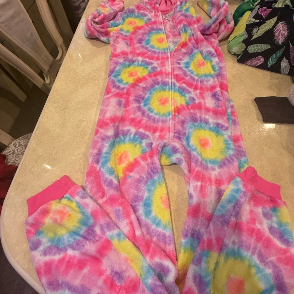 Place Tie-Dye Kids One Piece Footie